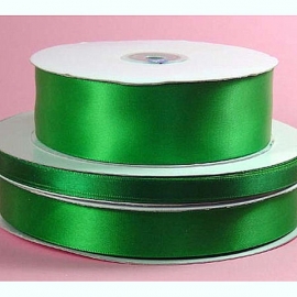 Lint Satijn (1.5 cm) per meter - Emerald Groen