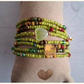 Wikkelarmband Groen