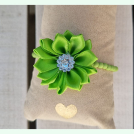 Bloemenarmband Lime