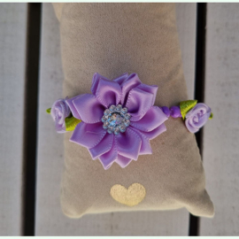 Bloemenarmband lavendel