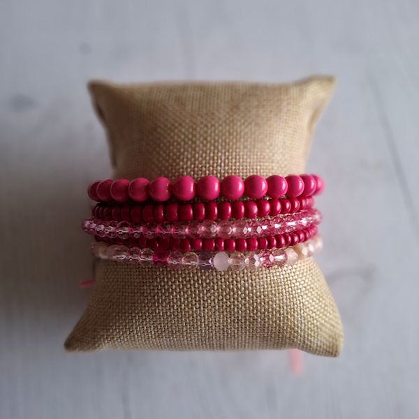 Armband string Fuchsia