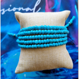 Armband string uni Aqua diversen