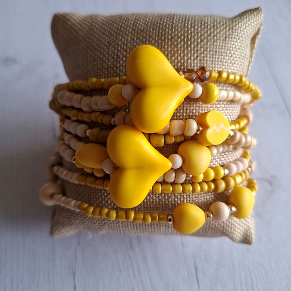 Wikkelarmband - Sunny Heart