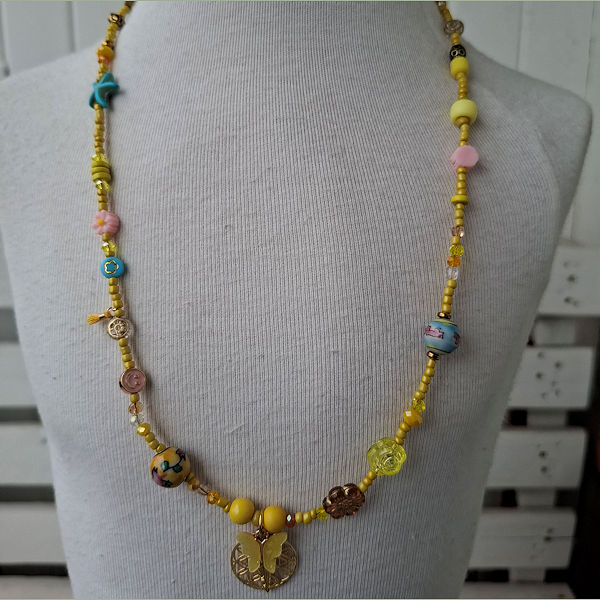 Ketting Geel Vlinder