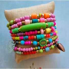 Wikkelarmband Summer Mix Diversen