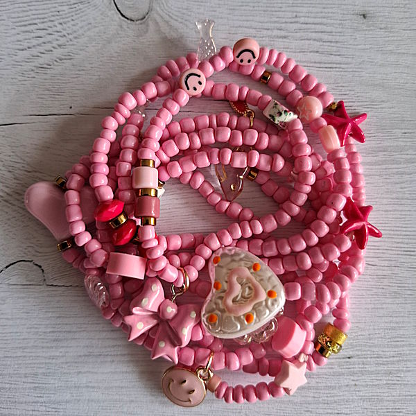 Wikkelarmband - Pink Collection 7