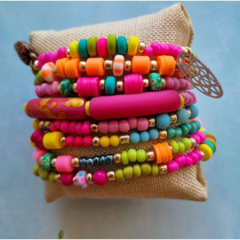 Wikkelarmband Summer Mix Diversen