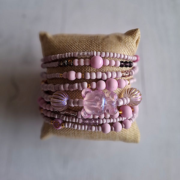 Wikkelarmband - Lavendel