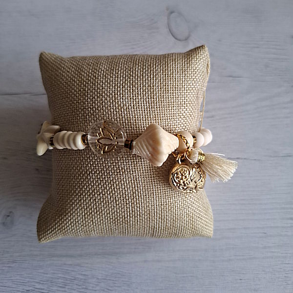 Armband Ivoor met hart