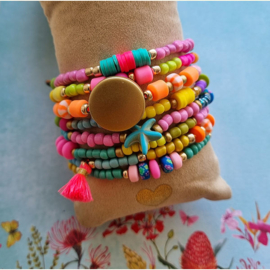 Wikkelarmband Summer Mix Diversen