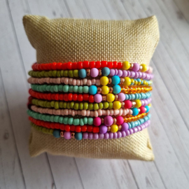 wikkelarmband Summer Mix Small Beads