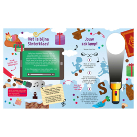 Lantaarn Publishers - Zoekboek - Het Heerlijk Avondje Van Sinterklaas + kartonnen zaklamp