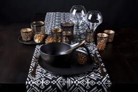 Cosy & Trendy BLACK Schaal - Lepelvorm Groot