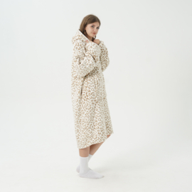 SHERONE - Oversized Hoodie -  Leopard Print