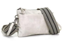 I'm Dutch Licht Grijs Crossbody & Schoudertasje Brussel