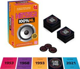 Jumbo - Hitster 100% NL- Nederlandstalig Partyspel - Actiespel