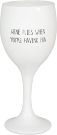 MY FLAME Sojakaars - Wine Flies When You're Having Fun- Fresh Cotton