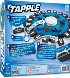 TAPPLE - Het snelste woordspel - NEDERLANDSE EDITIE - gezelschapsspel - familiespel - 2 tot 8 spelers