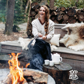 100%LEUK Plaid - Relax Een Beetje Onder Dit Plaidje