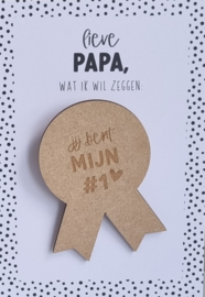 Kaart - Button Papa