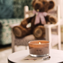 MY FLAME - Flessenpostkaars Big Hugs - roze - Green Tea Time