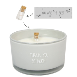 MY FLAME Flessenpost Kaars - Thank You So Much! - Aamber'sSecrets