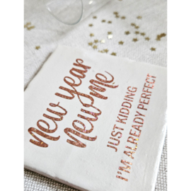 Just4You -Tegeltje - New Year, New Me