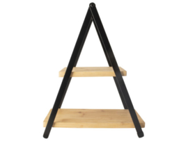 Etagere Metaal Bamboo 2-Laags