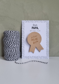 Kaart - Button Papa