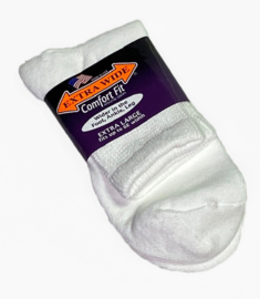 Extra Wide  Quarter Sock