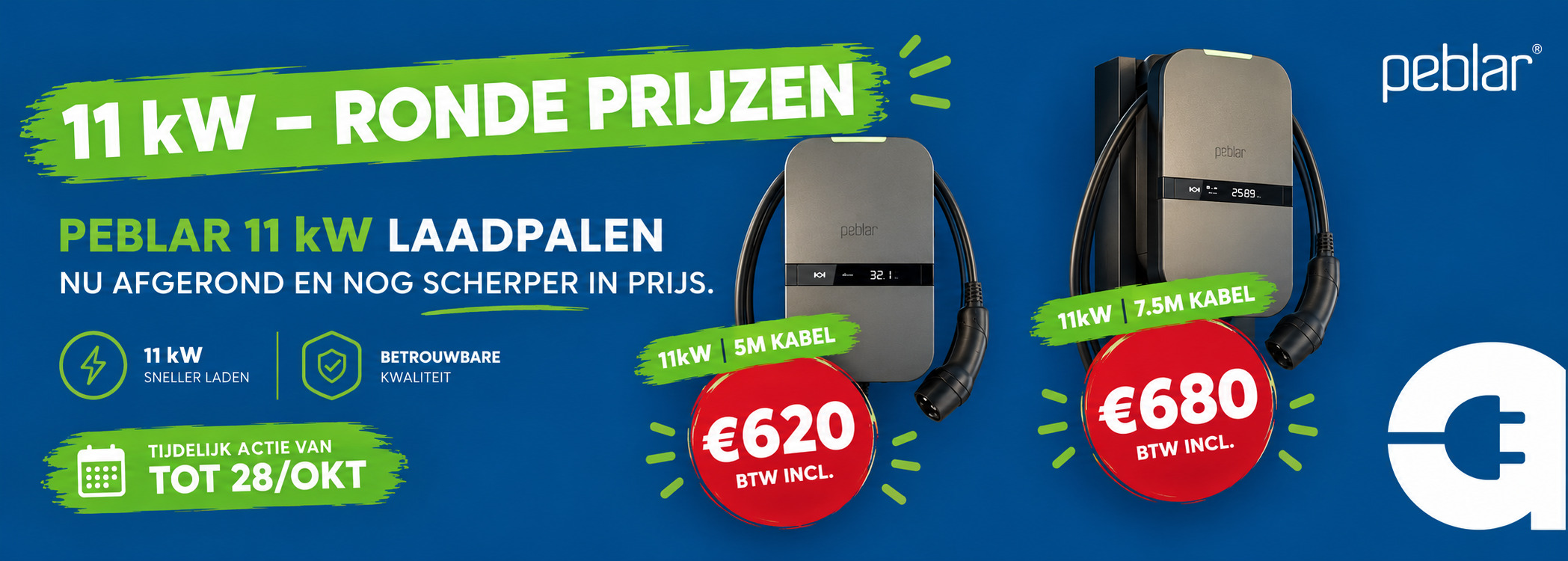 11 kW ronde prijzen Peblar