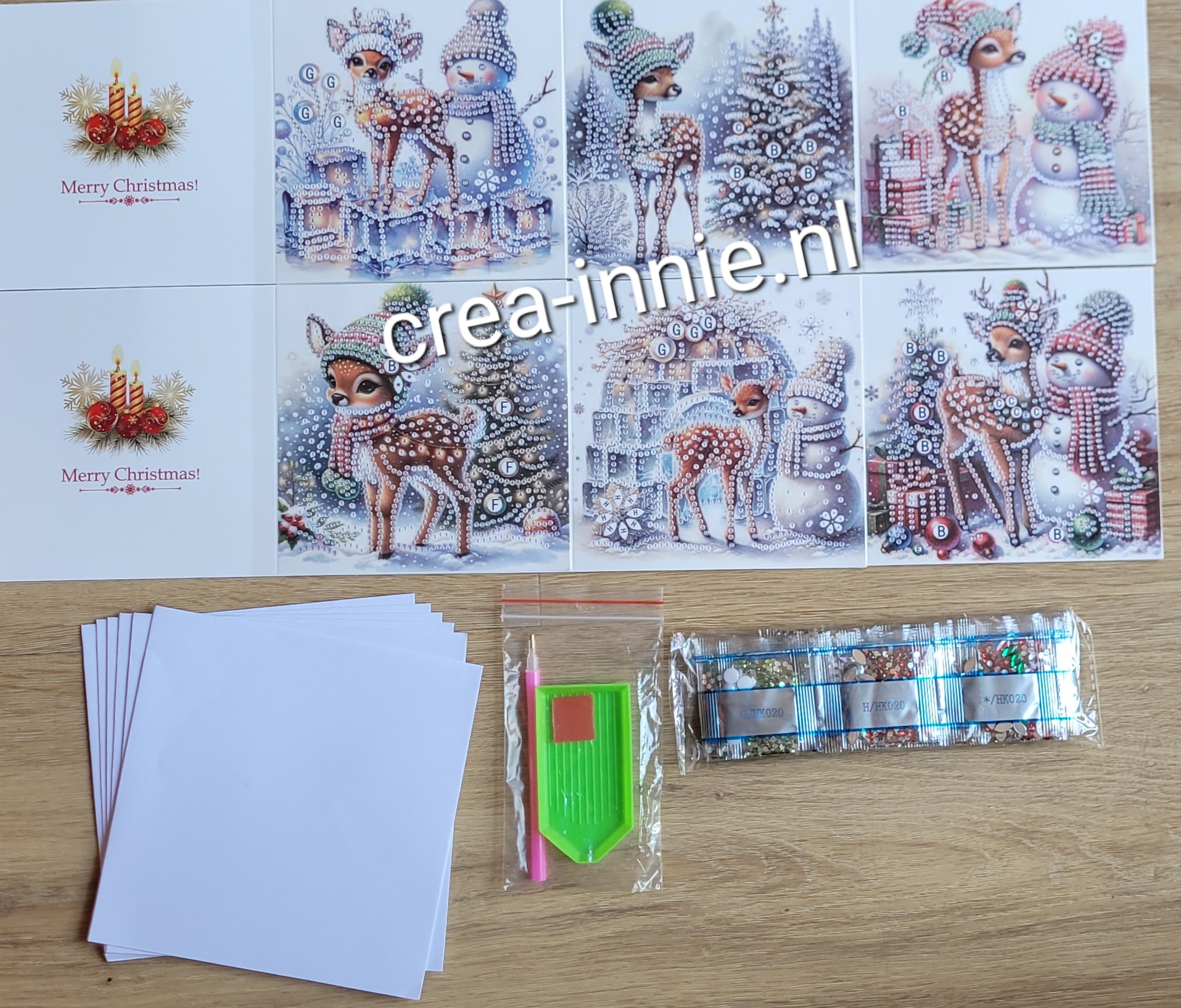 Kerstkaartenpakket F