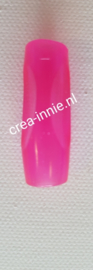 Plastic houder voor om de pen roze
