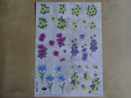 3d Knipvel Bloemen 2349 Nel van Veen Tierenlantijntje