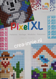 Pixelboekje 23 x 23 XL 12 X 12 cm