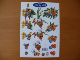 3d knipvel Bloemen picturel 117145 1013