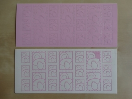 Stickervel Baby Spenen 61 Roze