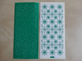 Stickervel Kerst Diverse 979 Starform Groen
