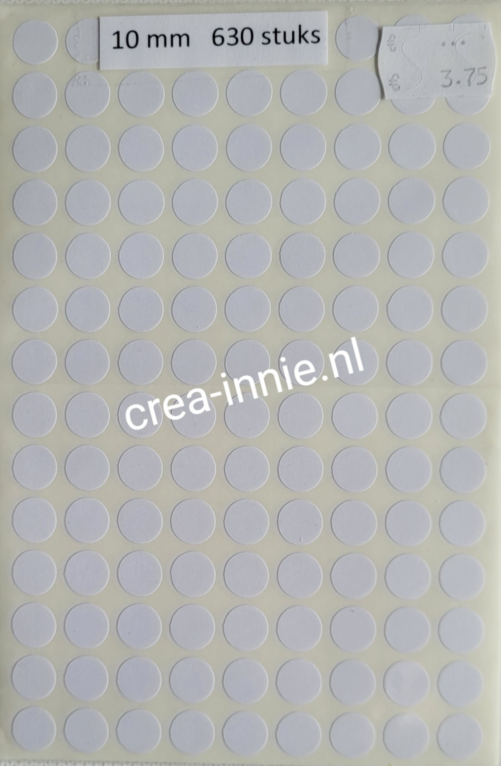 stickers rond 10 mm