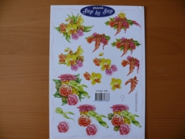 3d knipvel Bloemen Pictunel 117145 1031
