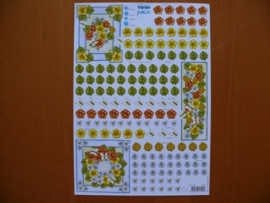 3d knipvel bloemen en blaadjes Marianne Design Punch 3D502