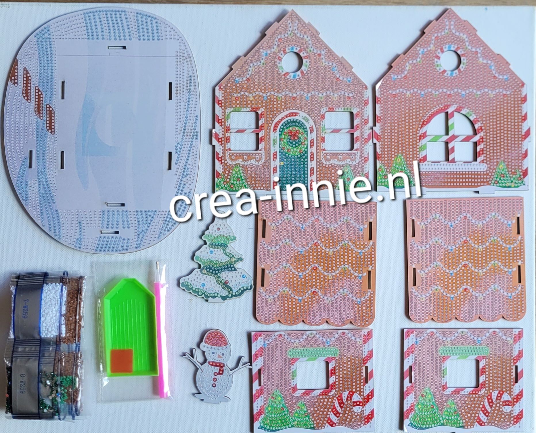 compleet kersthuisje 1