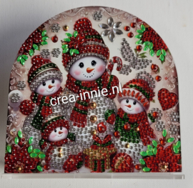 POSTHOUDER / SERVETHOUDER 3 SNEEUWPOPPEN