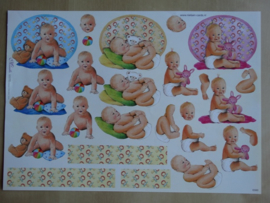 3d Knipvel Baby Kinderen E593 Mireille