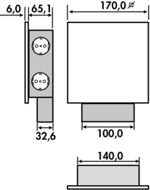 Wand stopcontact met USB