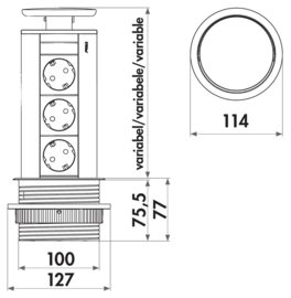 Evoline Port 2 delig met USB