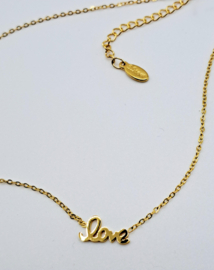 Ketting Love (RVS)