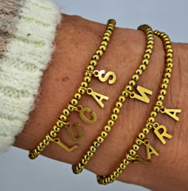 Armband Initialen (RVS)
