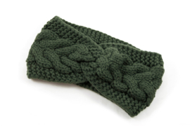 Sjaal Aspen  groen extra lang.