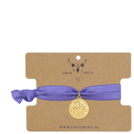 IBIZA ARMBANDJE PURPLE COIN